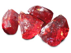 roter Glasstein
