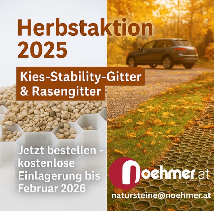 Herbstaktion Kies Stabilitty Gitter & Rasengitter